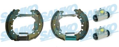 SAMKO KEG615 Ремкомплект барабанных колодок для FIAT PUNTO (188_) 1.9 JTD