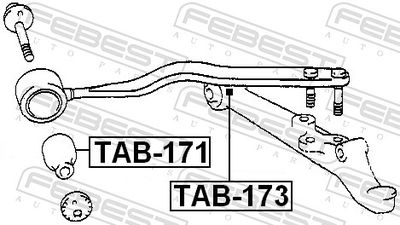 SUPORT TRAPEZ FEBEST TAB173 1