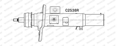 амортисьор MONROE C2538R