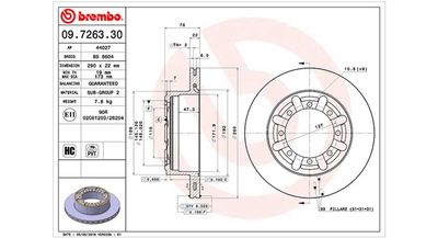 DISC FRANA MAGNETI MARELLI 360406053900