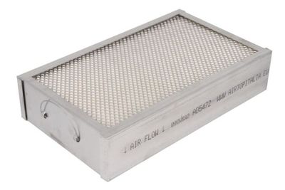 Cabinefilter (254x152x55mm) past: KOMATSU WA 300-1, WA 300-3A, WA 300-3CS, WA 300L-3, WA 320-1, WA 320-3, WA 320-3CS, WA 320-3MC, WA 320-5, WA 320-6, WA 320-7, WA 320L-5, WA 320PT-5, WA 320PZ-6