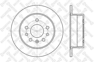 STELLOX 6020-9938-SX Тормозные диски  для SAAB 900 II купе 2.0 -16 Turbo