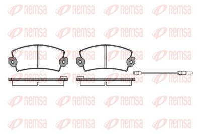 Zestaw klocków hamulcowych, hamulce tarczowe REMSA 0021.96