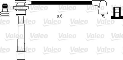 Комплект проводов зажигания VALEO 346019 для MITSUBISHI GALANT