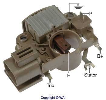 Régulateur d'alternateur WAI — 12V, 11,887cm