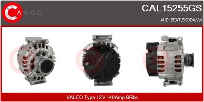 GENERATOR / ALTERNATOR CASCO CAL15255GS