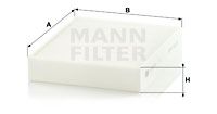 Фильтр, воздух во внутренном пространстве MANN-FILTER CU 25 001 для BMW 2