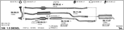Układ wydechowy IMASAF 563000060