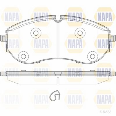 Brake Pad Set NAPA PBP7831