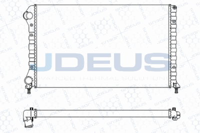 Радиатор, охлаждение двигателя JDEUS M-011081A для FIAT DOBLO