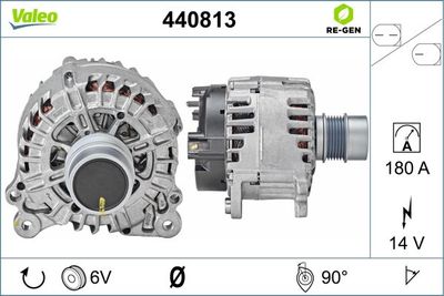 Генератор VALEO 440813 для MAN TGE