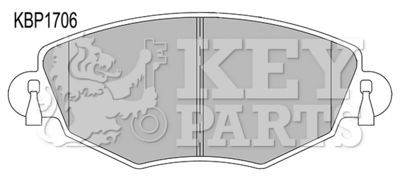 KEY-PARTS KBP1706 Гальмівні колодки 