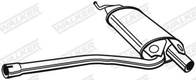 MITTELSCHALLDäMPFER WALKER 21193 4