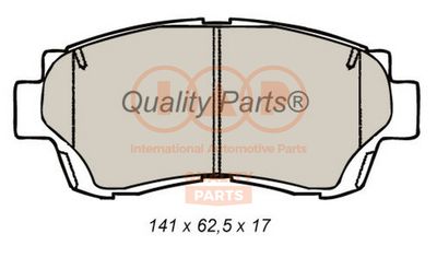 Комплект тормозных колодок, дисковый тормоз IAP QUALITY PARTS 704-17098 для LEXUS LS