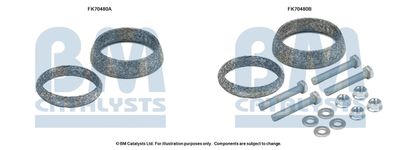 Монтажен комплект, изпускателна тръба BM Catalysts FK70480