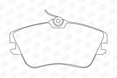 BREMSBELAGSATZ SCHEIBENBREMSE CHAMPION 571847CH 1