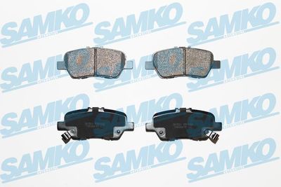 Комплект тормозных колодок, дисковый тормоз SAMKO 5SP1692 для HONDA (GAC) ODYSSEY