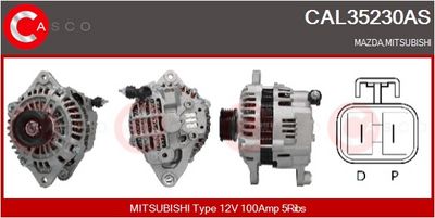 GENERATOR / ALTERNATOR CASCO CAL35230AS