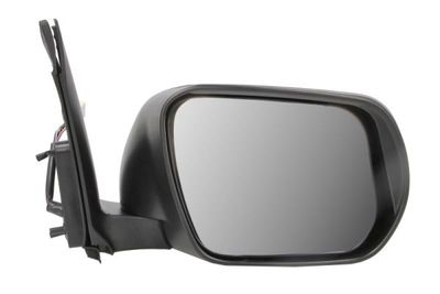 Zijspiegel Rechts (elektrisch, in reliëf, met verwarming, under-coated, met indicator) past: SUZUKI GRAND VITARA II 01.09-02.15
