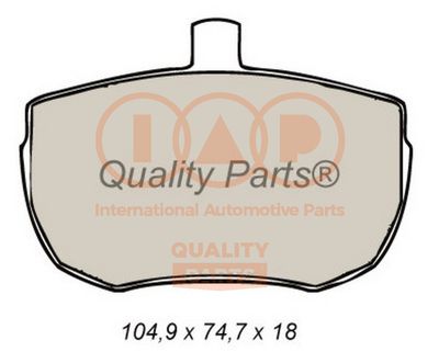 Комплект тормозных колодок, дисковый тормоз IAP QUALITY PARTS 704-14030 для LAND ROVER 88/109