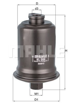 Топливный фильтр MAHLE KL 508 для HYUNDAI COUPE