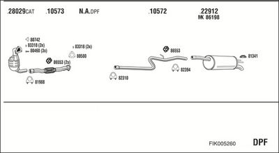 ABGASANLAGE WALKER FIK005260