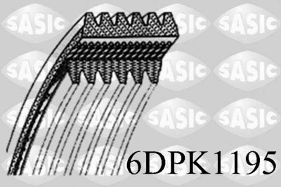 Pasek klinowy wielorowkowy SASIC 6DPK1195 produkt
