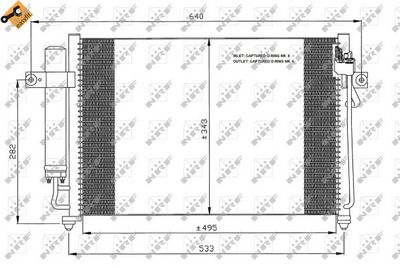 CONDENSATOR CLIMATIZARE NRF 35475 6
