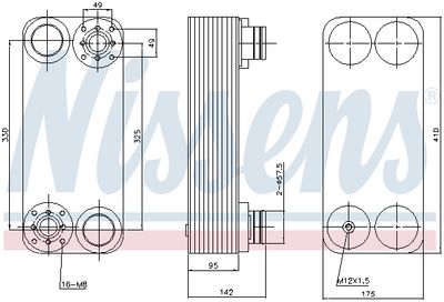 RADIATOR RETARDER NISSENS 90761 4