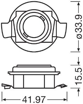 LAMPENFASSUNG HAUPTSCHEINWERFER ams-OSRAM 64210DA011 2