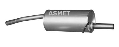 ASMET 10.116 Глушник вихлопних газів для DACIA (Дача Сандеро)
