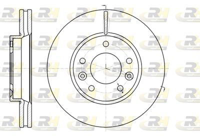 ROADHOUSE 61294.10 Тормозные диски  для KIA CARNIVAL II (GQ) 2.5 V6