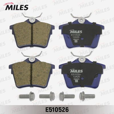 Комплект тормозных колодок, дисковый тормоз MILES E510526 для CITROËN C5