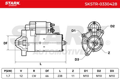 стартер STARK SKSTR-0330428