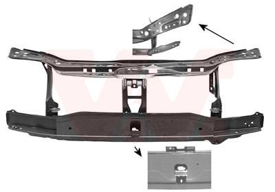 Облицовка передка VAN WEZEL 4339668 для RENAULT CLIO