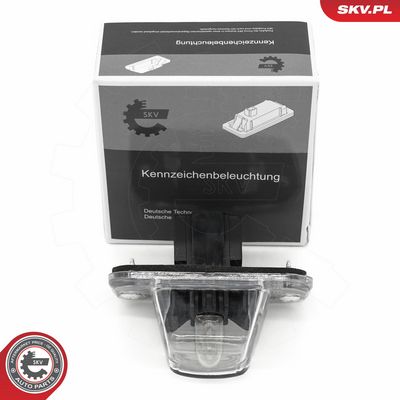 Osvětlení SPZ SKV 72SKV017