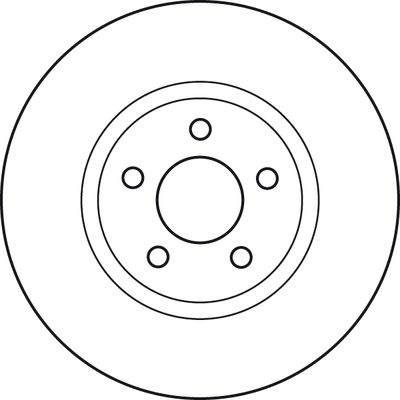 Brake disc Voor Links/Rechts past: CHRYSLER PT CRUISER  DODGE NEON II 1.6-2.4 08.99-