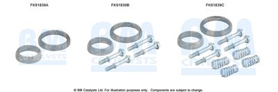 Монтажный комплект, катализатор BM CATALYSTS FK91839 для NISSAN TIIDA