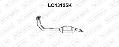 Катализатор VENEPORTE LC43125K для LANCIA Y10