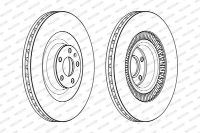 BREMSSCHEIBE FERODO DDF1899C1 1