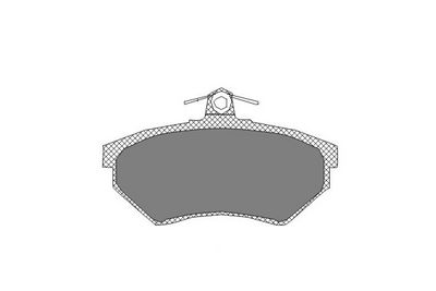 комплект спирачно феродо, дискови спирачки SCT - MANNOL SP 110 PR