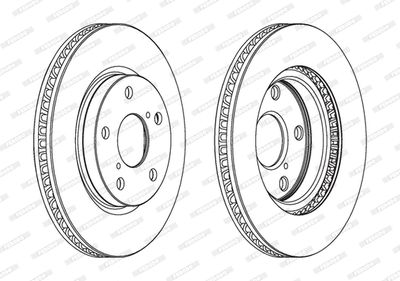 DISC FRANA FERODO DDF1838 1