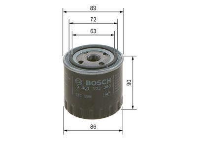 Oil Filter 0 451 103 353