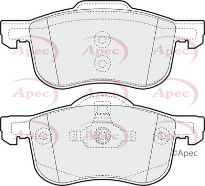 Brake Pad Set APEC PAD1075