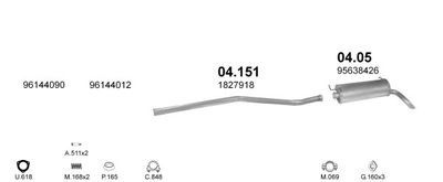 SISTEM DE ESAPAMENT POLMO POLMO01281