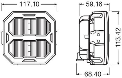ARBEITSSCHEINWERFER ams-OSRAM LEDPWL101UW 1