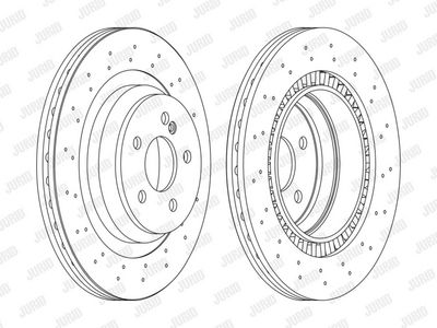 BREMSSCHEIBE JURID 562400JC 1