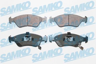 Комплект тормозных колодок, дисковый тормоз SAMKO 5SP810 для KIA CLARUS