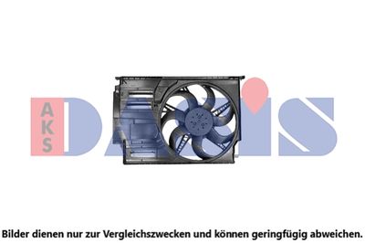 AKS DASIS 058114N Вентилятор системы охлаждения двигателя  для BMW X1 (Бмв X1)
