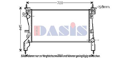 AKS DASIS 060025N Крышка радиатора  для PEUGEOT BIPPER (Пежо Биппер)